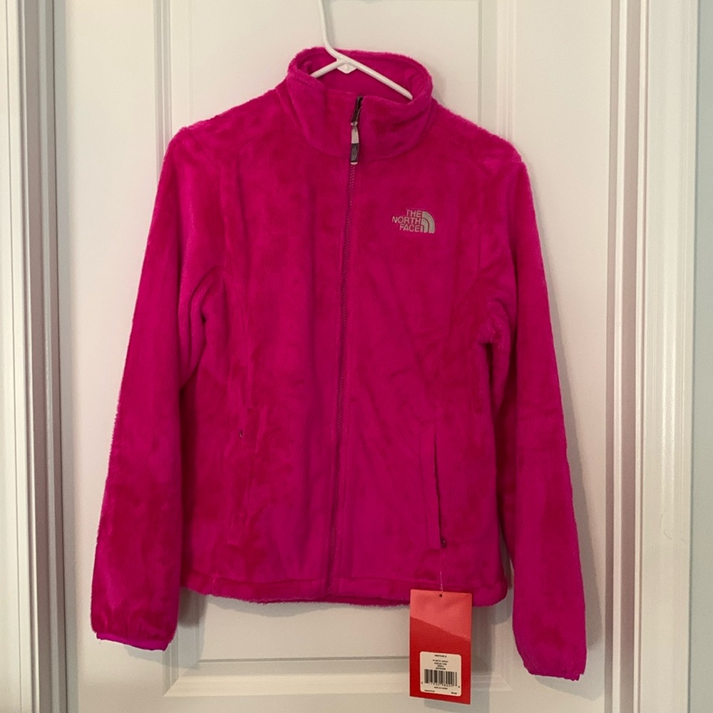 The North face women’s size S Osito Jacket Azalea Pink NWT
